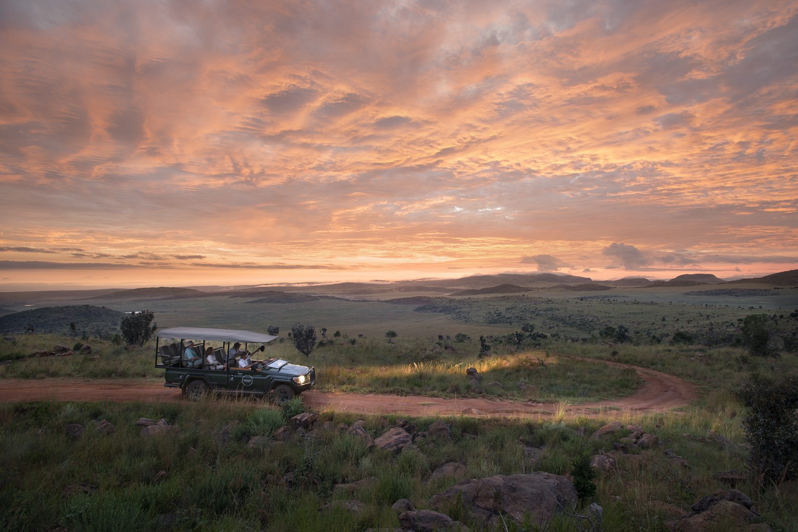 Comfortable Safari vehicle for trips out