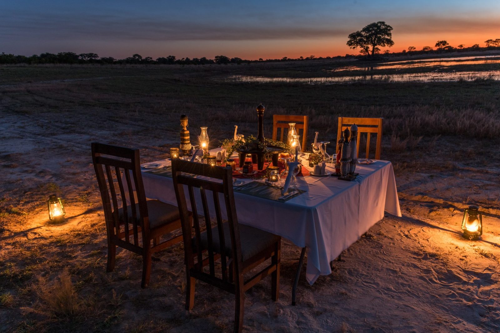 Eat under the stars