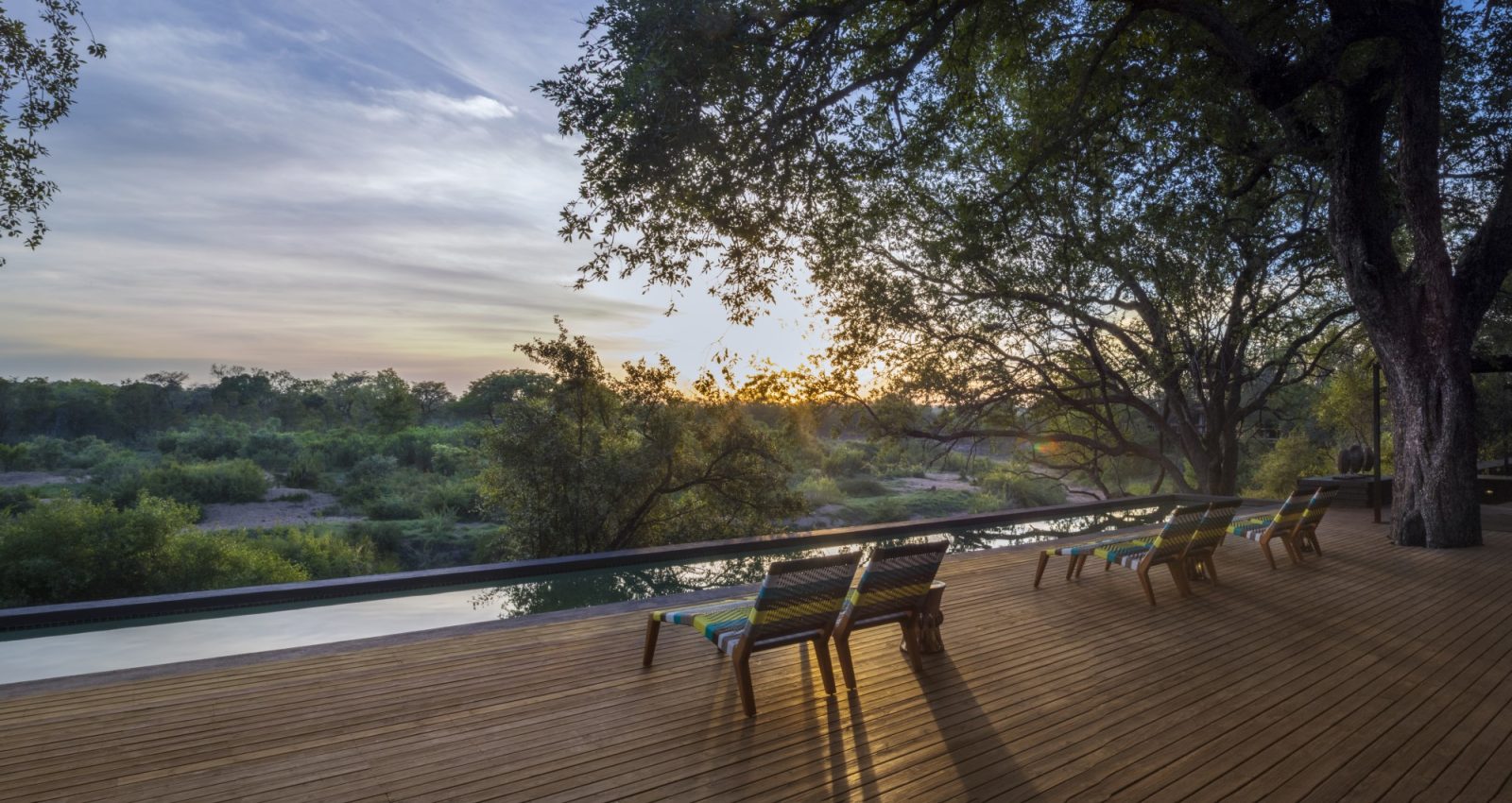 Patio with a view